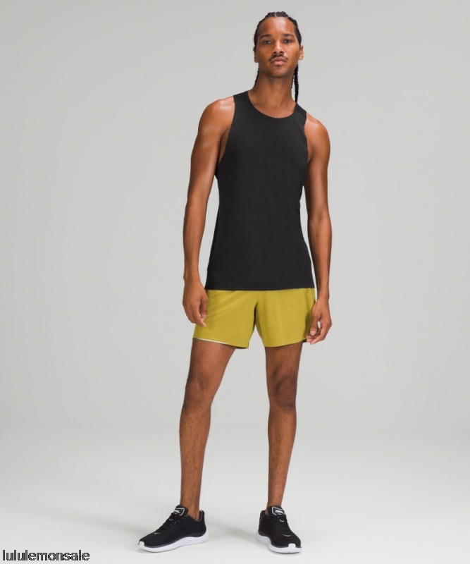 Lululemon Deutschland DELULU971 | Schwarzes Schnelles Und Kostenloses Singlet